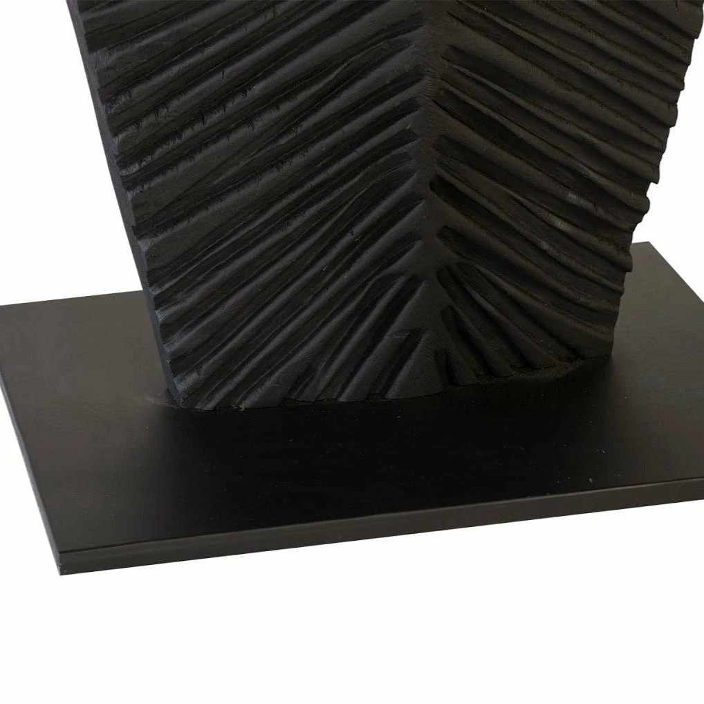 Brand new ๐ PHILLIPS COLLECTION CARVED BLACK LEAF FLOOR SCULPTURES Pillows + Decor โค๏ธ 6 PHILLIPS COLLECTION CARVED BLACK LEAF FLOOR SCULPTURES Pillows + Decor