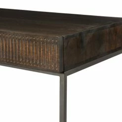 Flash Sale β FOUR HANDS Furniture VINTAGE BROWN CARVED MANGO WRITING DESK π 13 FOUR HANDS Furniture VINTAGE BROWN CARVED MANGO WRITING DESK