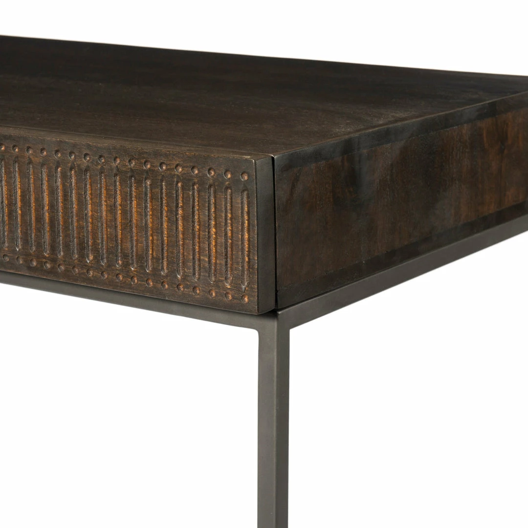 Flash Sale β FOUR HANDS Furniture VINTAGE BROWN CARVED MANGO WRITING DESK π 7 FOUR HANDS Furniture VINTAGE BROWN CARVED MANGO WRITING DESK