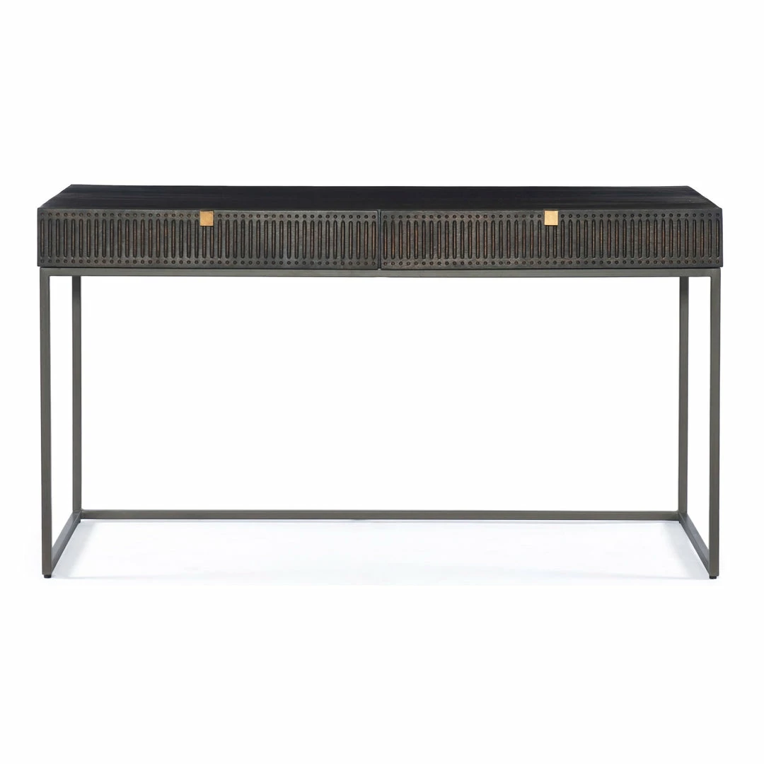 Flash Sale β FOUR HANDS Furniture VINTAGE BROWN CARVED MANGO WRITING DESK π 1 FOUR HANDS Furniture VINTAGE BROWN CARVED MANGO WRITING DESK