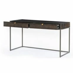 Flash Sale β FOUR HANDS Furniture VINTAGE BROWN CARVED MANGO WRITING DESK π 10 FOUR HANDS Furniture VINTAGE BROWN CARVED MANGO WRITING DESK