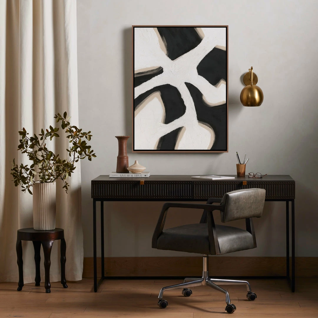 Flash Sale β FOUR HANDS Furniture VINTAGE BROWN CARVED MANGO WRITING DESK π 2 FOUR HANDS Furniture VINTAGE BROWN CARVED MANGO WRITING DESK