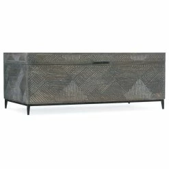 HOOKER CARVED WOOD TRUNK COFFEE TABLE