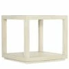 HOOKER CASCADE BURLAP TEXTURED END TABLE