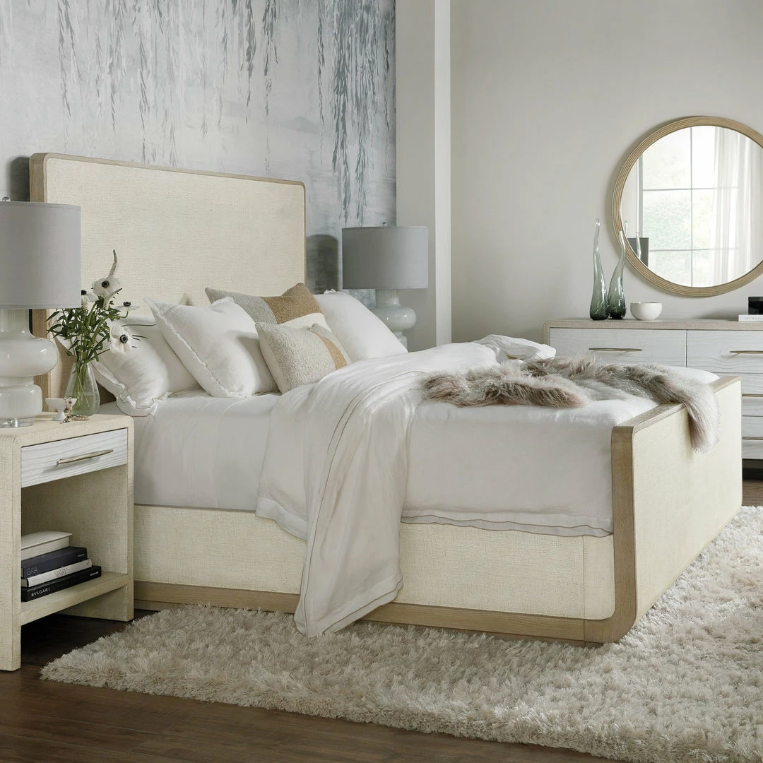 Cheap ๐คฉ HOOKER CASCADE BEACH BURLAP SLEIGH BED Bedroom ๐ 2 HOOKER CASCADE BEACH BURLAP SLEIGH BED Bedroom