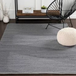 SURYA KOBY BRAIDED WOOL RUG