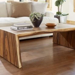 PHILLIPS COLLECTION CHAMCHA WATERFALL COFFEE TABLE