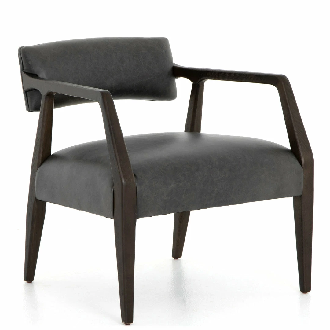 Top 10 โ๏ธ FOUR HANDS CHAPS EBONY LEATHER ARM CHAIR Furniture ๐คฉ 2 FOUR HANDS CHAPS EBONY LEATHER ARM CHAIR Furniture