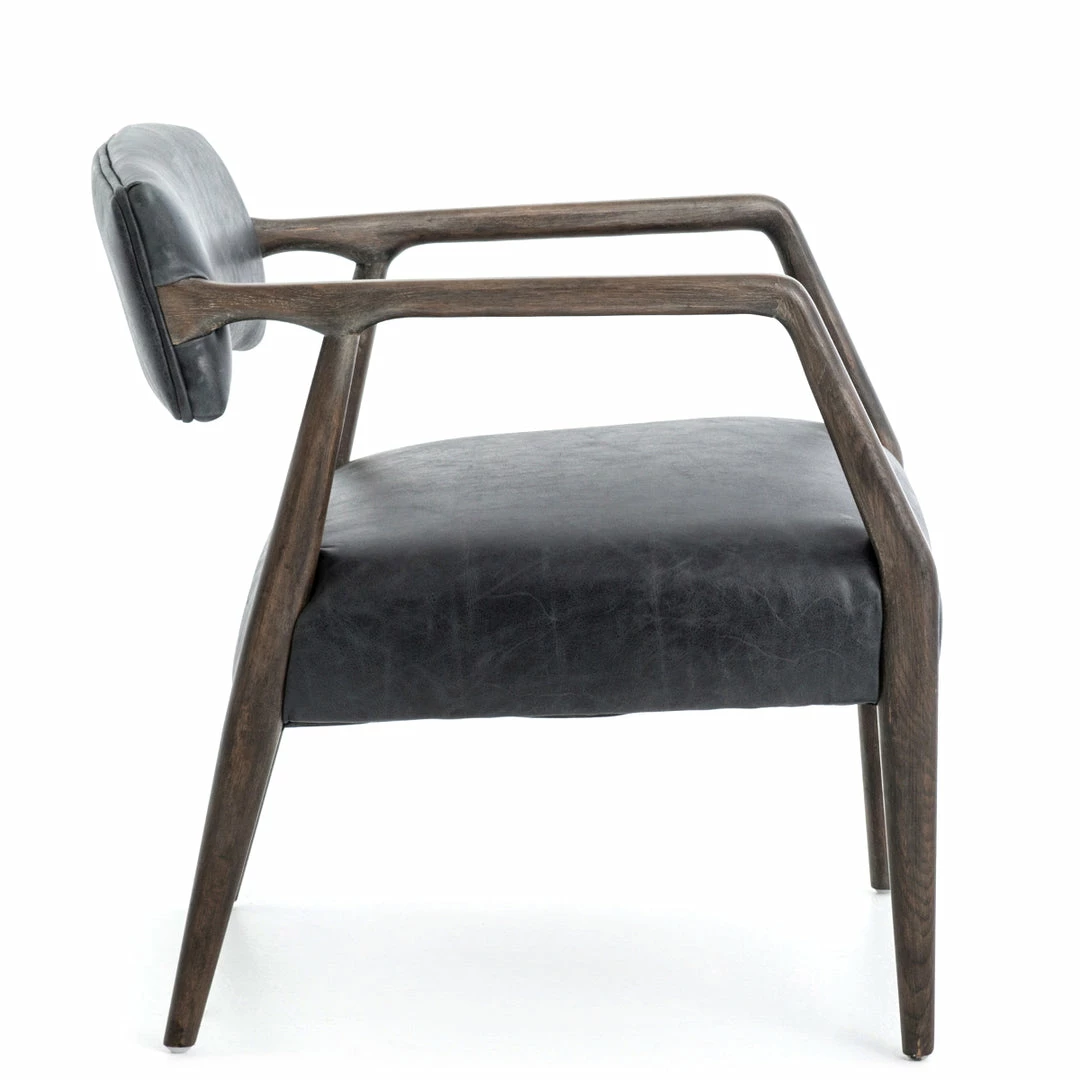 Top 10 โ๏ธ FOUR HANDS CHAPS EBONY LEATHER ARM CHAIR Furniture ๐คฉ 3 FOUR HANDS CHAPS EBONY LEATHER ARM CHAIR Furniture