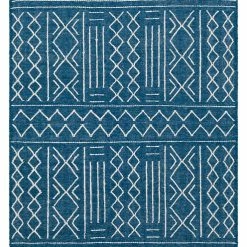 SURYA CHAYA TEXTURED WOOL FLATWEAVE: BLUE Rug
