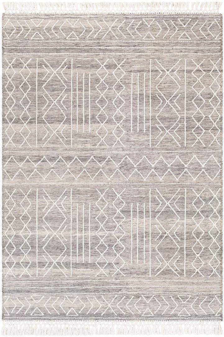 Brand new โค๏ธ SURYA CHAYA TEXTURED WOOL FLATWEAVE: GRAY ๐ 1 SURYA CHAYA TEXTURED WOOL FLATWEAVE: GRAY