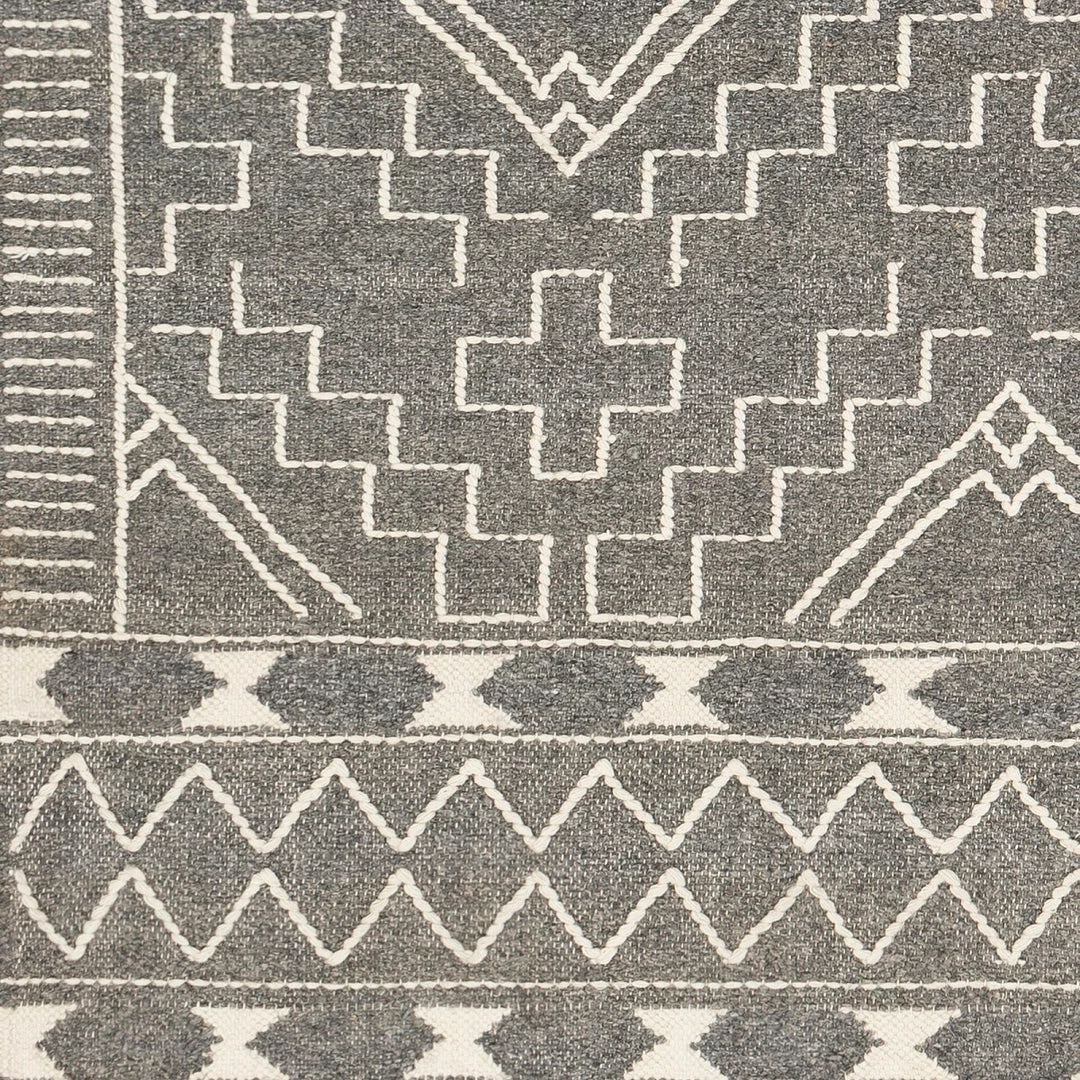 Hot Sale β SURYA Rug CHENOA TEXTURED WOOL FLATWEAVE: CHARCOAL π 3 SURYA Rug CHENOA TEXTURED WOOL FLATWEAVE: CHARCOAL