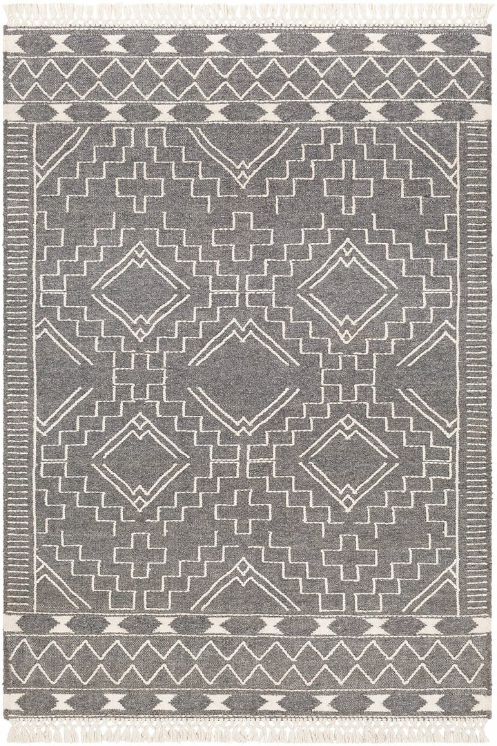Hot Sale β SURYA Rug CHENOA TEXTURED WOOL FLATWEAVE: CHARCOAL π 1 SURYA Rug CHENOA TEXTURED WOOL FLATWEAVE: CHARCOAL