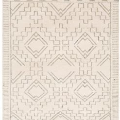SURYA Rug CHENOA TEXTURED WOOL FLATWEAVE: IVORY