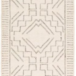 SURYA Rug CHENOA TEXTURED WOOL FLATWEAVE: IVORY