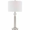 SALT CLARA BRUSHED NICKEL PILLAR LAMP