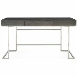 UTTERMOST CLAUDE SMOKE GREY WRITING DESK