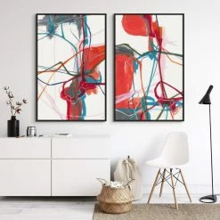 L ART "CLEARER II" CANVAS ART