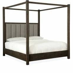 HOOKER Bedroom CLEARY CEMENT CANOPY KING BED