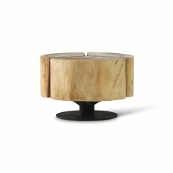 PHILLIPS COLLECTION CLOVER NATURAL CHAMCHA WOOD COFFEE TABLE