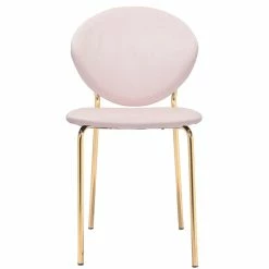 ZUO CLYDE VELVET + GOLD DINING CHAIR | SET OF 2