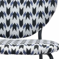 Buy 🔥 ZUO CLYDE GEOMETRIC PRINT DINING CHAIR | SET OF 2 ⭐ 15 ZUO CLYDE GEOMETRIC PRINT DINING CHAIR | SET OF 2