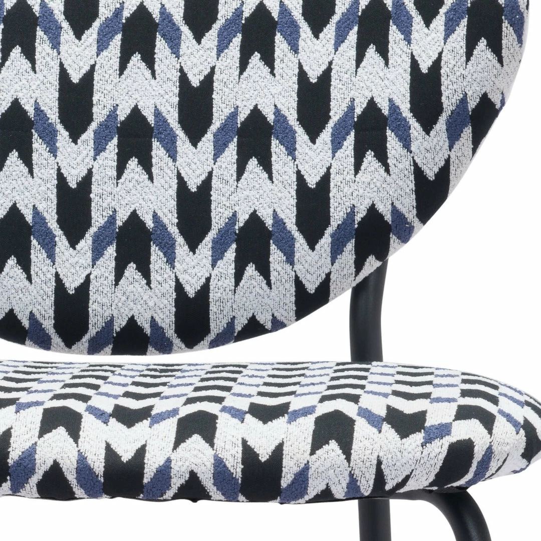 Buy 🔥 ZUO CLYDE GEOMETRIC PRINT DINING CHAIR | SET OF 2 ⭐ 8 ZUO CLYDE GEOMETRIC PRINT DINING CHAIR | SET OF 2