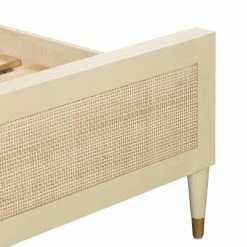 Cheap π TOV Furniture COCO ALMOND CANE PANEL BED π 11 TOV Furniture COCO ALMOND CANE PANEL BED