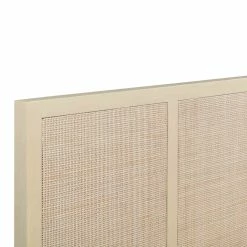 Cheap π TOV Furniture COCO ALMOND CANE PANEL BED π 12 TOV Furniture COCO ALMOND CANE PANEL BED