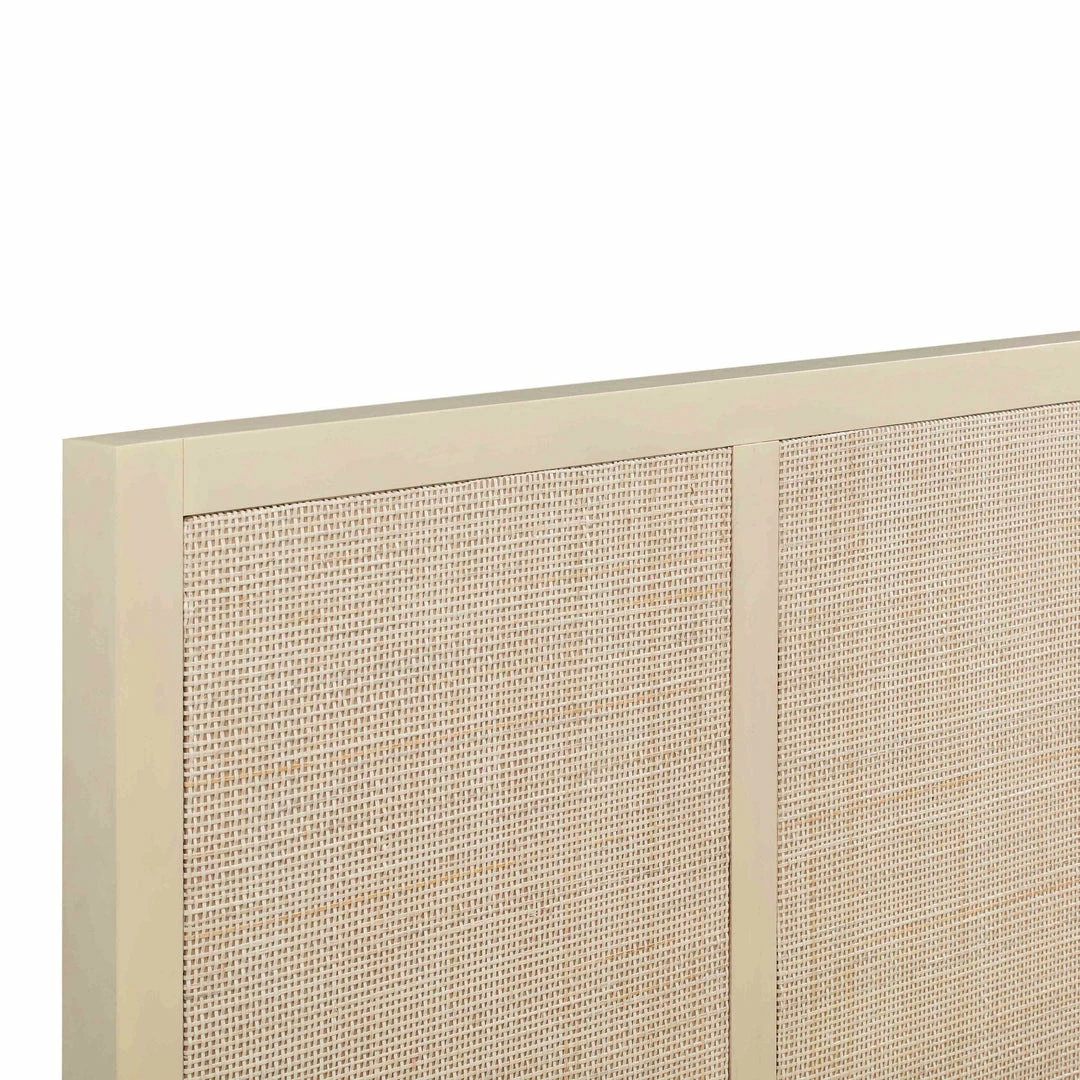 Cheap π TOV Furniture COCO ALMOND CANE PANEL BED π 6 TOV Furniture COCO ALMOND CANE PANEL BED