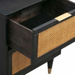 TOV Furniture COCO NIGHTSTAND: BLACK