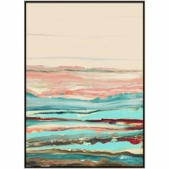 L ART Wall Art "COLOR LYRICS II" CANVAS ART