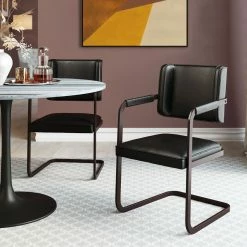 ZUO COLT VINTAGE BLACK DINING CHAIR Furniture