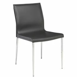 Best Pirce ๐งจ NUEVO Kitchen + Dining COLTER LEATHER DINING SIDE CHAIR โจ 25 NUEVO Kitchen + Dining COLTER LEATHER DINING SIDE CHAIR