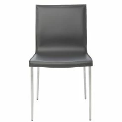 Best Pirce ๐งจ NUEVO Kitchen + Dining COLTER LEATHER DINING SIDE CHAIR โจ 24 NUEVO Kitchen + Dining COLTER LEATHER DINING SIDE CHAIR