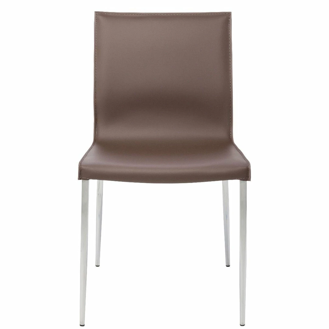 Best Pirce ๐งจ NUEVO Kitchen + Dining COLTER LEATHER DINING SIDE CHAIR โจ 13 NUEVO Kitchen + Dining COLTER LEATHER DINING SIDE CHAIR