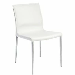 Best Pirce ๐งจ NUEVO Kitchen + Dining COLTER LEATHER DINING SIDE CHAIR โจ 22 NUEVO Kitchen + Dining COLTER LEATHER DINING SIDE CHAIR