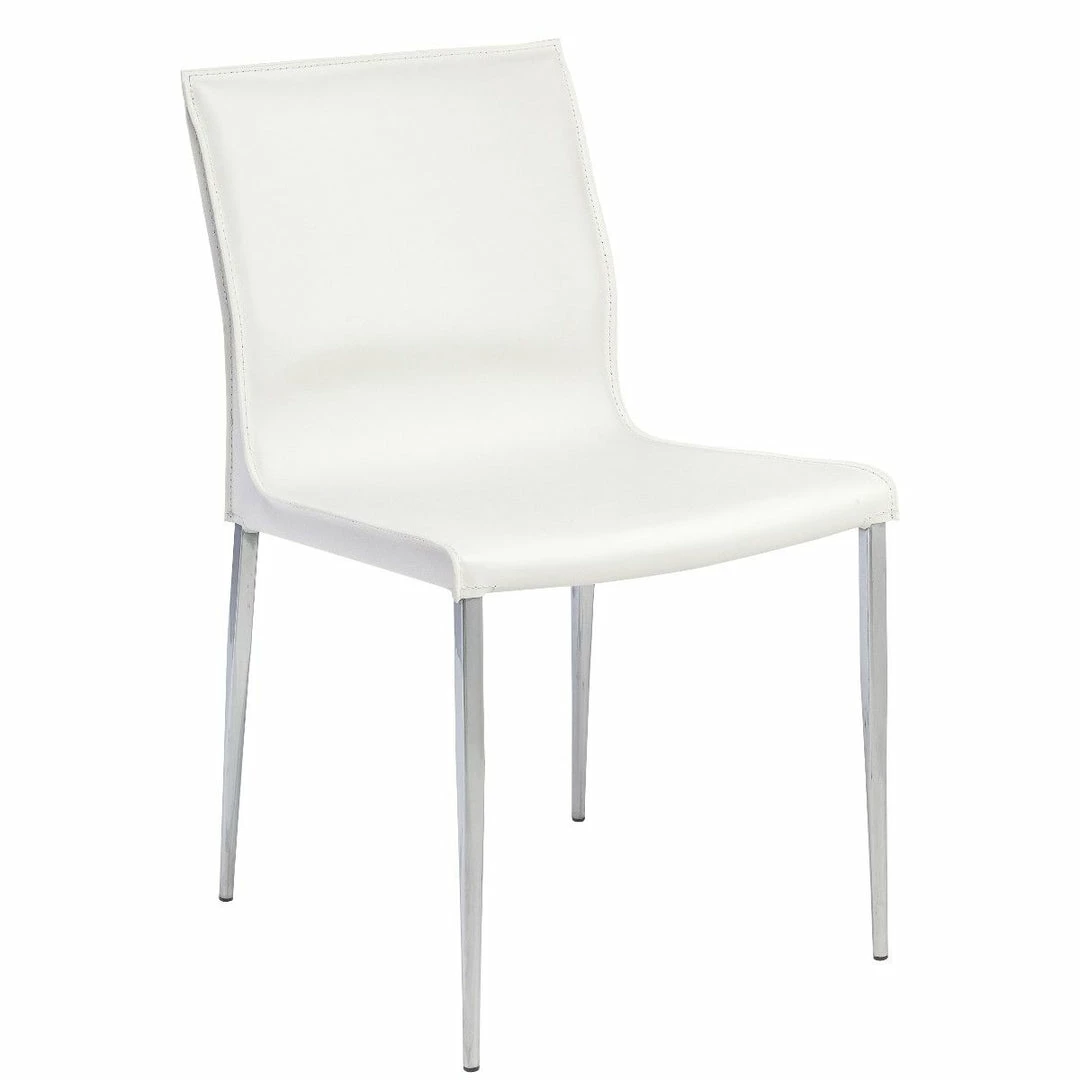 Best Pirce ๐งจ NUEVO Kitchen + Dining COLTER LEATHER DINING SIDE CHAIR โจ 8 NUEVO Kitchen + Dining COLTER LEATHER DINING SIDE CHAIR