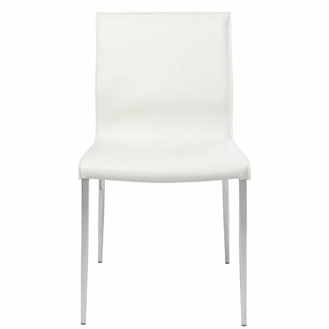 Best Pirce ๐งจ NUEVO Kitchen + Dining COLTER LEATHER DINING SIDE CHAIR โจ 7 NUEVO Kitchen + Dining COLTER LEATHER DINING SIDE CHAIR