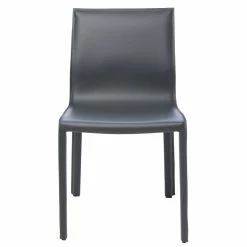 NUEVO COLTER LEATHER WRAPPED DINING CHAIR