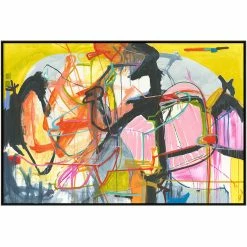 L ART "COMPOSITE SKETCH" CANVAS ART