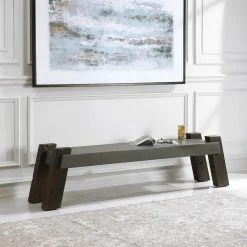 UTTERMOST CONCRETE ARCHITECT BENCH Furniture