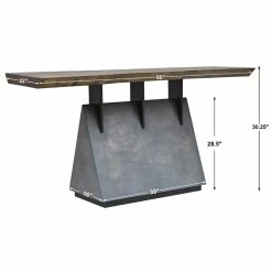 Best reviews of ❤️ UTTERMOST CONSTRUCT INDUSTRIAL LIVE EDGE CONSOLE TABLE Living Room 🤩 17 UTTERMOST CONSTRUCT INDUSTRIAL LIVE EDGE CONSOLE TABLE Living Room