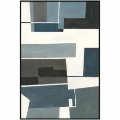 L ART "COOL HUES I" CANVAS ART Wall Art