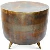 MOES Living Room JURI COPPER PATINA DRUM TABLE