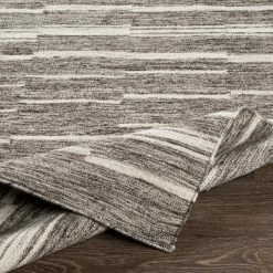Buy π SURYA MAKI WOOL + VISCOSE FLAT RUG: CHARCOAL 𧨠7 SURYA MAKI WOOL + VISCOSE FLAT RUG: CHARCOAL