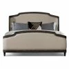 HOOKER Bedroom CORSICA UPHOLSTERED SHELTER KING BED: ESPRESSO