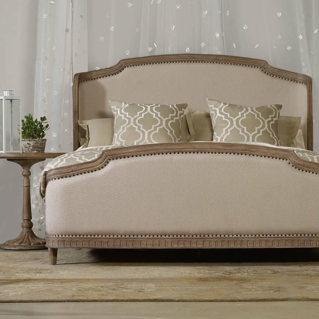 Best reviews of ⌛ HOOKER Bedroom CORSICA UPHOLSTERED SHELTER BED: NATURAL ✔️ 3 HOOKER Bedroom CORSICA UPHOLSTERED SHELTER BED: NATURAL