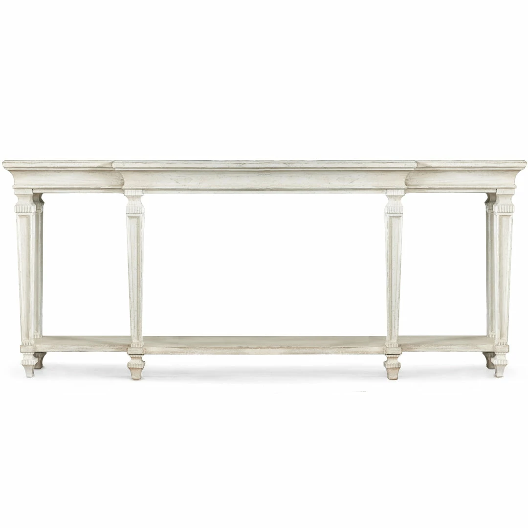 Best Pirce π₯° HOOKER COZETTE CONSOLE: SHABBY WHITE Furniture π 1 HOOKER COZETTE CONSOLE: SHABBY WHITE Furniture