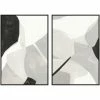 L ART Wall Art "CREAM BEIGE" CANVAS ART DIPTYCH